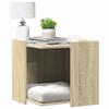 VidaXL Cat Litter Box Furniture Sonoma Oak Engineered Wood 857753