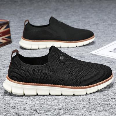 Men's Shoes 2025 New Lazy One-pedal Shallow Mouth Flat-soled Single Shoes British Style Large Size Casual Shoes