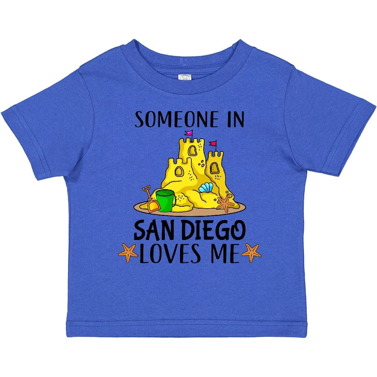 

Inktastic Someone In San Diego Loves Me Toddler T-Shirt Trip Apparel Childs Kid 130