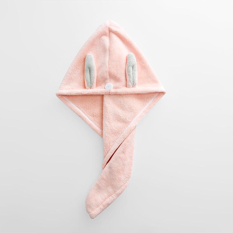 Premium Coral Fleece Quick-Dry Hair Towel Cap - Super Absorbent & Thickened for Women