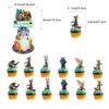 Zootopia Birthday Decorations Party Set, Disney Characters, Animation, Cute Animals, Zootopia Judy, Nick, Kids, Girls, Boys, Orange, Blue, White,