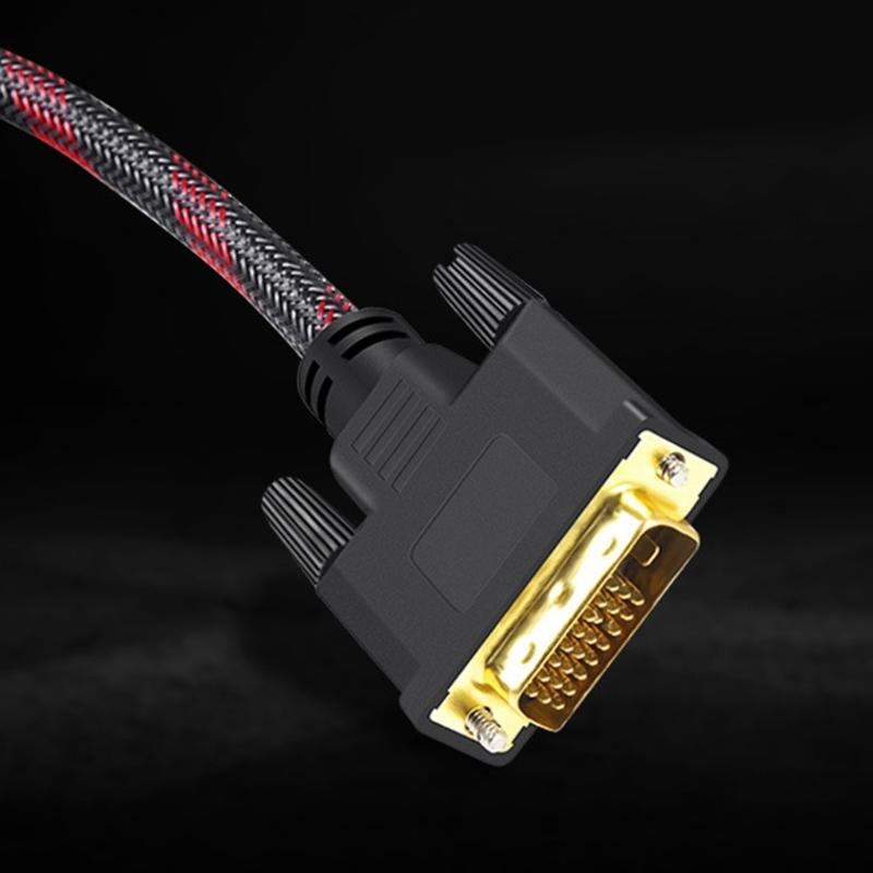 HDTV-compatible DVI Adapter Cable 4.92 Feet With HD4K Resolution & Signal Stability Durability