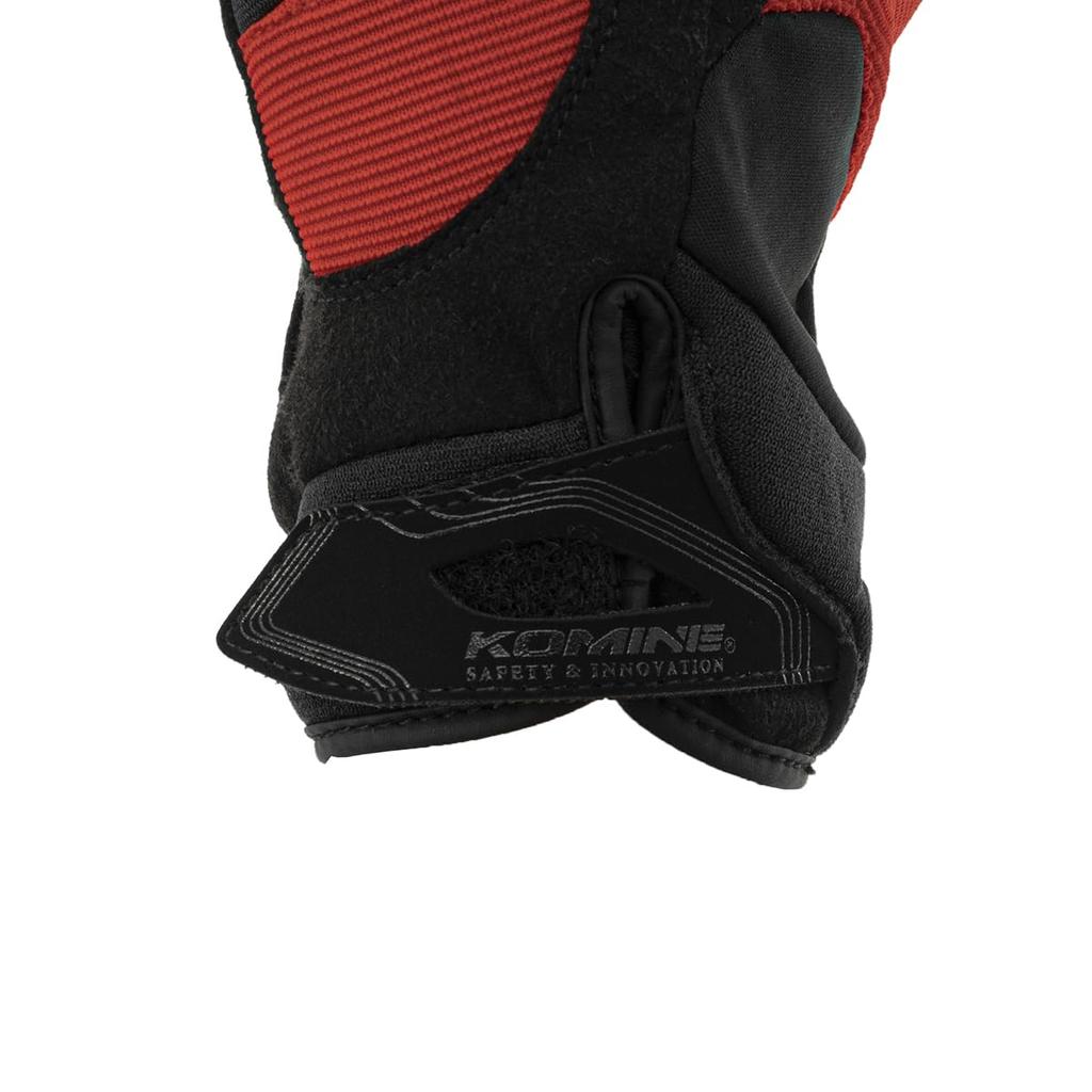 Komine Protective Winter Gloves for Motorcycles Hannibal Black Marble 2XL GK-8184