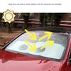 Gray Cartoon Window Windscreen Cover Sun Shade Auto Visor Car-Covers Eye