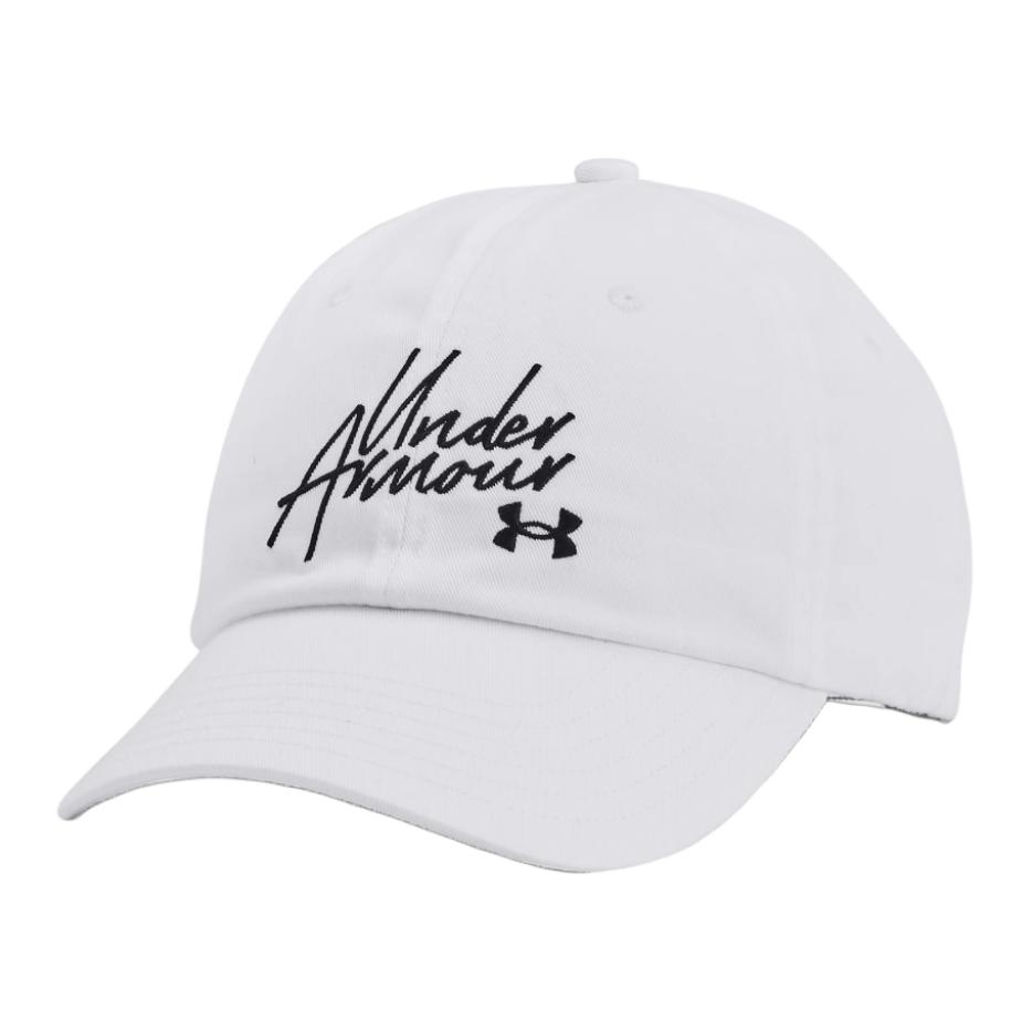 Under Armour Cotton Baseball Caps Women s White 1369790-102 F