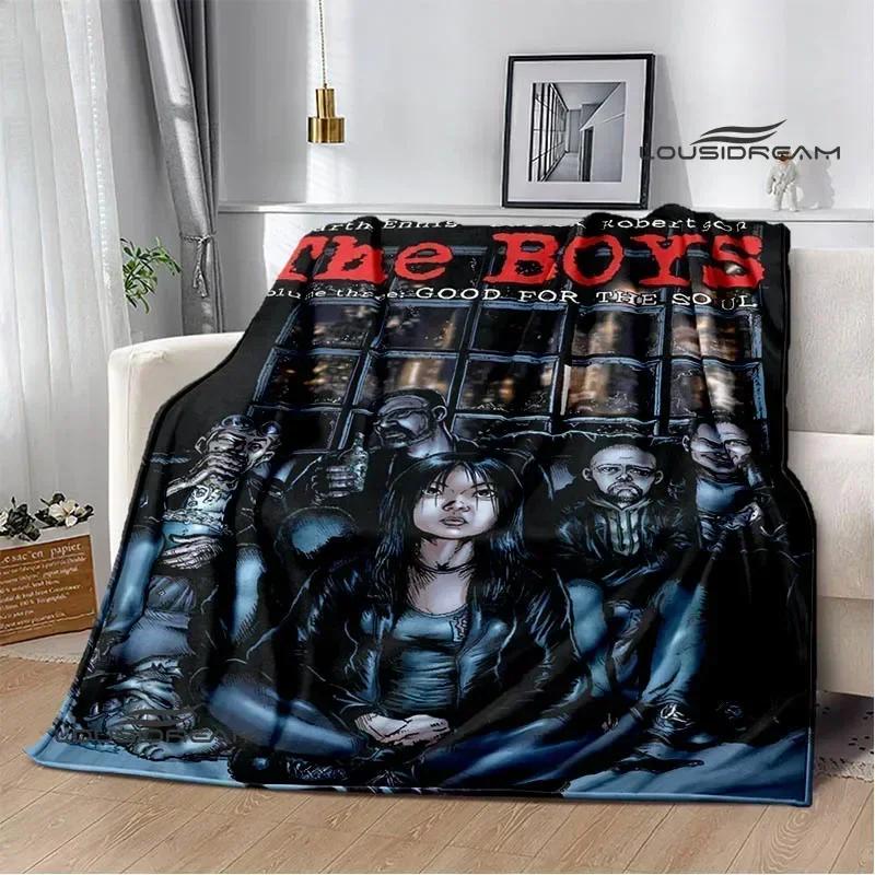 U.S. Drama The Boys Printed Blankets Picnic Blanket Warm Flannel Blankets Soft and Comfortable Blanket Bed Linings Birthday Gift