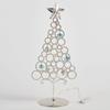 Iron Small Tabletop Christmas Tree Simulates Glowing Bell Decorations Trees