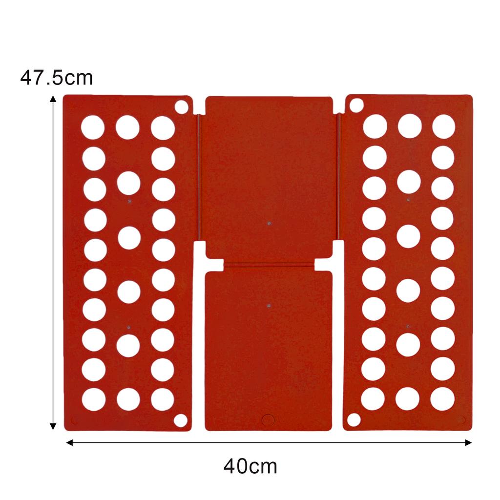 Shirt Folding Board Fast Efficient Laundry Clothes Pants Assemblable Folders Space-Saving Perforated Plastic Bender Organizer