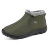 Jinshiyuan Women's Lightweight Slip-on Snow Boots - Warm Cotton Shoes for Middle-aged & Elderly