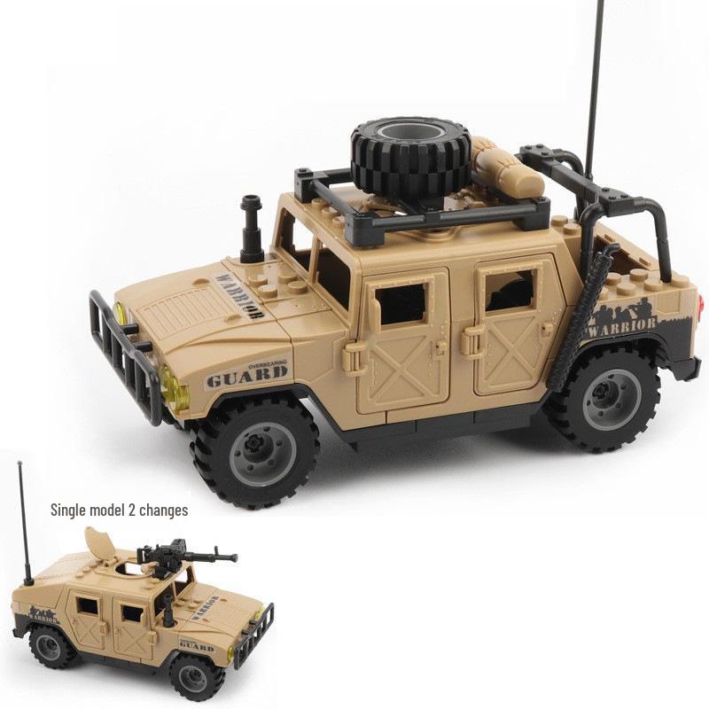 Movable Military Minifigure Building Blocks for Boys