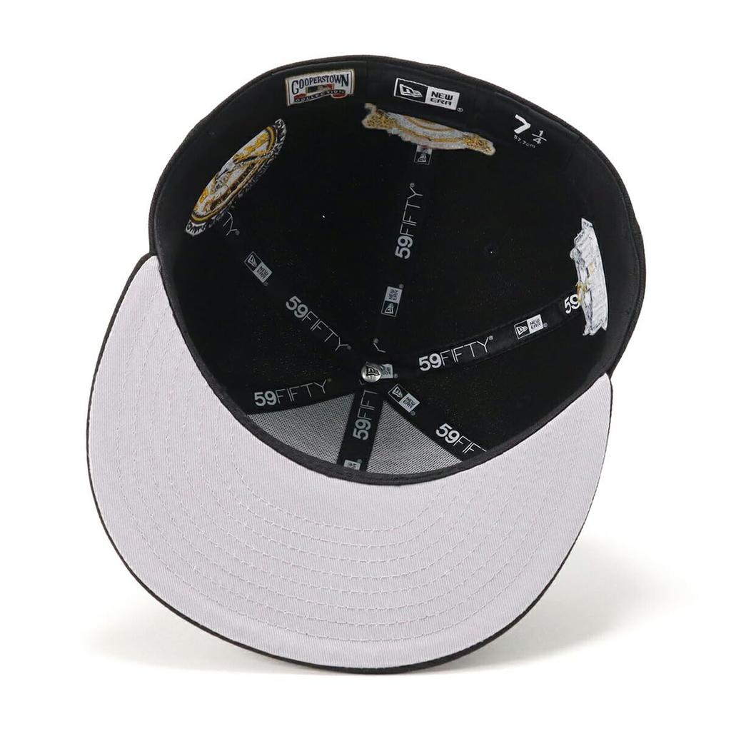 newera Cap 59FIFTY 14335308 NER34C5090 MLB San Diego Padres SD Black Black All Over UNDER VISOR ONSPOTZ Custom Made Hat Gokyu Fifty 5950 Straight Flat