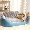 Large Dog Bed Sofa Thickened Extra Large Pet Mat Warm and Moisture-proof Puppy Cushion Plush Soft Comfortable Cat Supplies