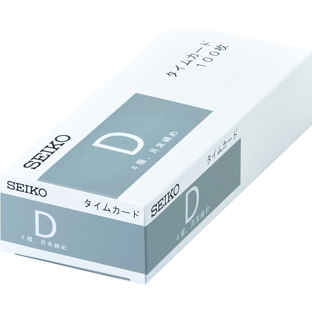 Seiko Solutions Time Card D Card 100 Miley CA-D