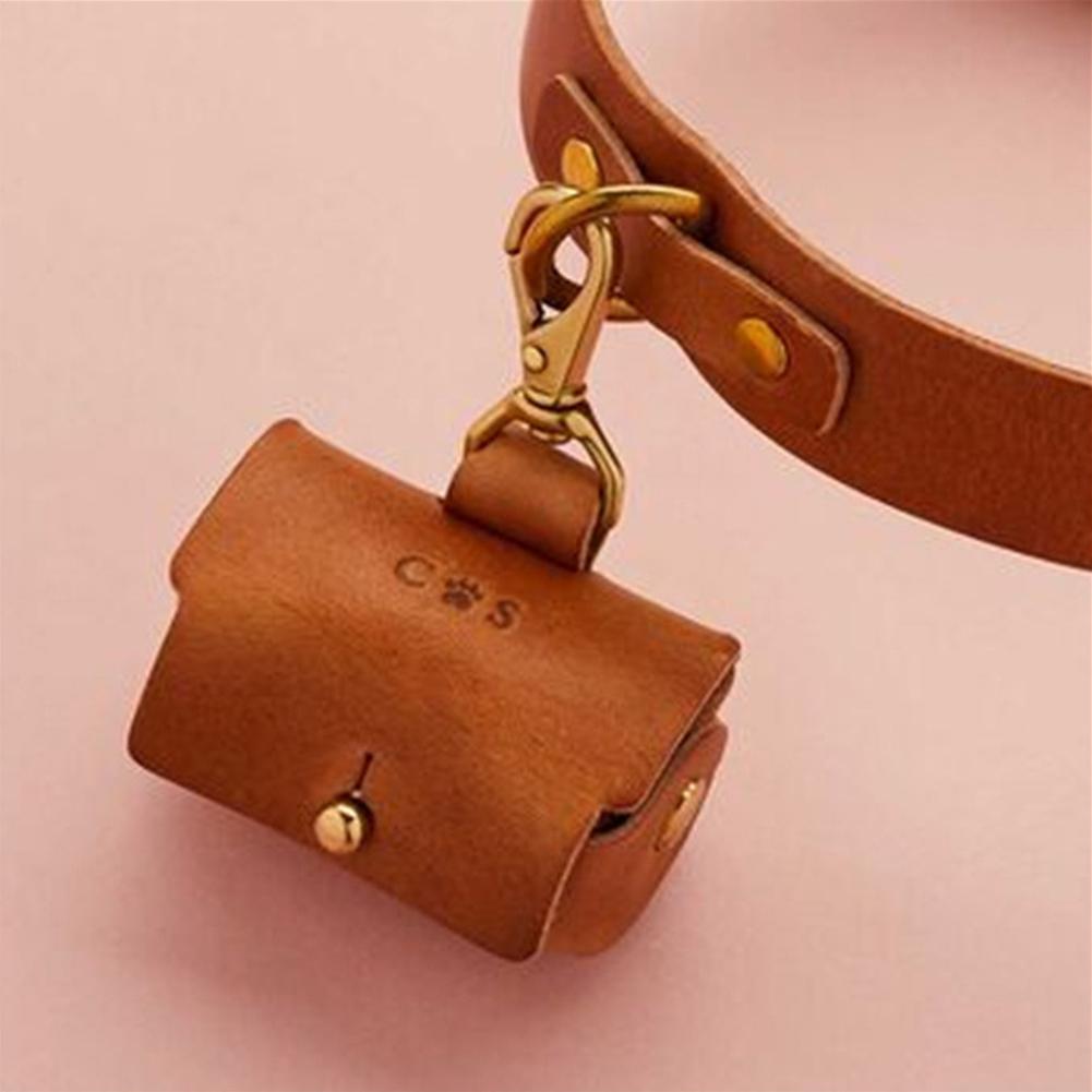 Wedding Ring Bearer Pouch For Dog Collar Leather Wedding Ring Box Holder Pet Supplies For Proposal Engagement Wedding Ceremony