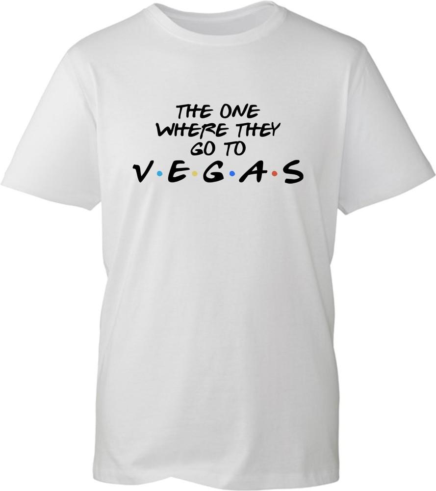 The One Where They Go To Vegas Traveling Tshirt Vacations Holidays Party Top S