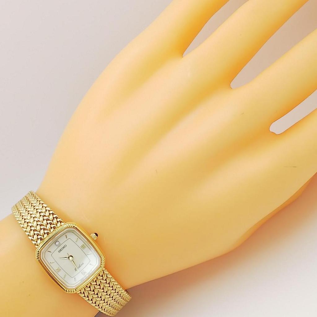 [USED] 473 Free Shipping Battery Replacement SEIKO Excellence Women's Watch