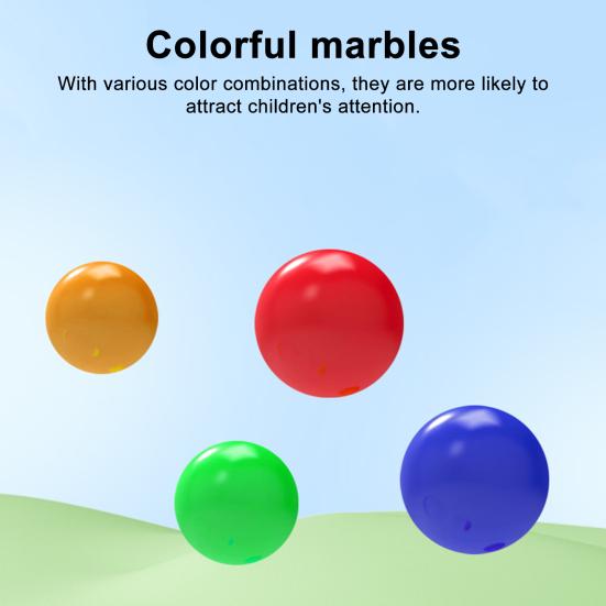 Kids Ball Shooter Toy with 60 Beads Focus Training Family Night 2 Players Interactive Vegetable Target Shoot Board Game Toddlers Boys Girls Gift