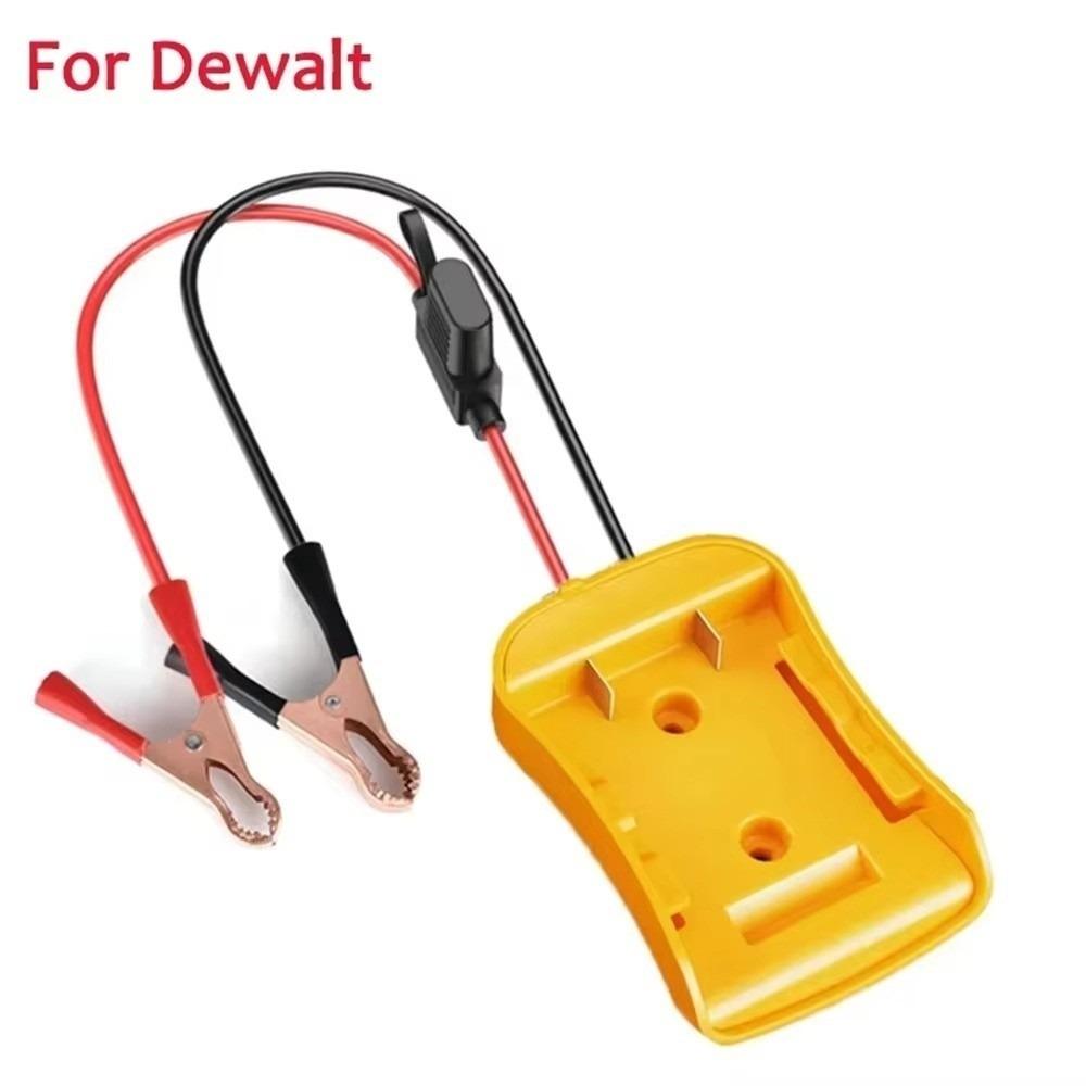 

З запобіжником Автомобільний пусковий пристрій 18В 20В Запальник автомобільного акумулятора Для Makita/Milwaukee/Dewalt жовтий