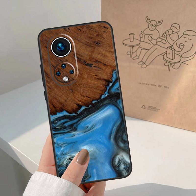 Hybrid Wood Resin For Honor Magic 8 Pro 7 6 5 Lite Case For Honor Win RT 200 400 50 70 90 X8b X9a X9b X9c X9d