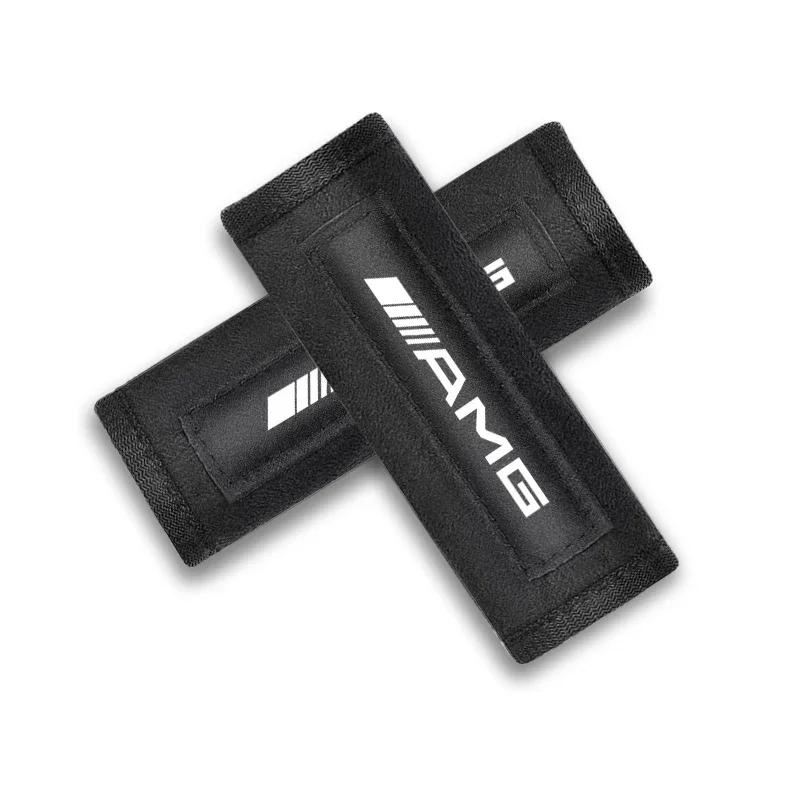 AMG Badge Car Pull Gloves Roof Armrest Handle Protect Cover for Mercedes Benz New A/B/C/E/S W205 W211 W203 W204 Class C200L GLC