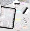 Sticker notebook with 10 transparent sticker color stickers for peel and versatile large size sticker perfect for gifts sleeves, binder, file, girls,