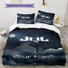 Name Custom Jul album Poster Pattern Bedding Set Quilt Cover Pillowcase Home Decor Gift (1 * duvet cover + 2 * pillowcase, without core)
