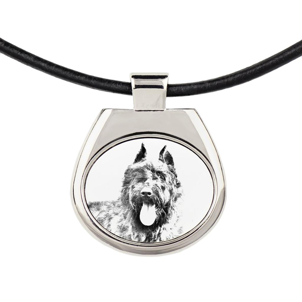Bouvier des Flandres, Flanders Cattle Dog – Dog necklace, personalized pendant with a photo | Art-Dog