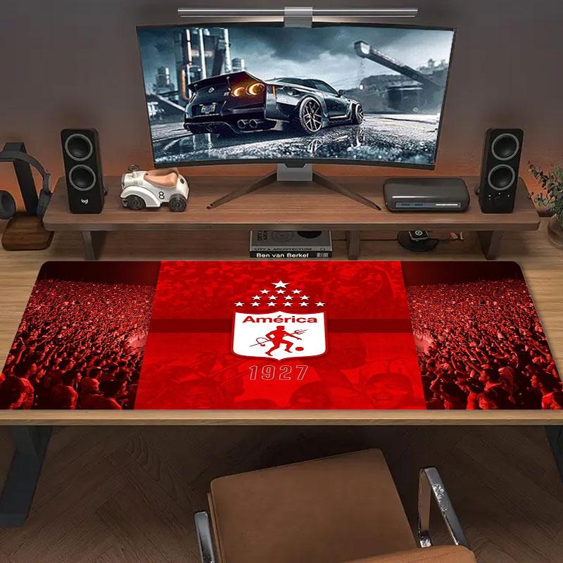 Arsenal F Großes Mauspad Große Gaming-Tischunterlage Rutschfest für Laptop Tablet Großes Mauspad XXL Matte Mini-PC-Spielmatte Mit verriegeltem Rand