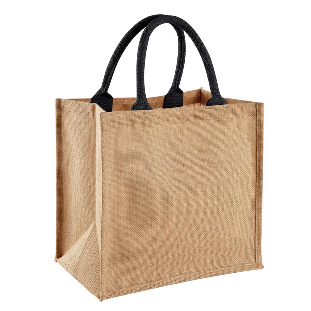 Westford Mill Midi Laminate Jute 14L Tote Bag