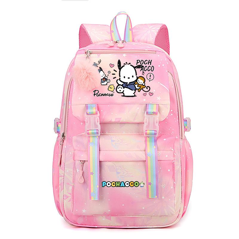 Pochaco Pacha Dog Cartoon Cute Backpack Sweet School Style Schoolbag