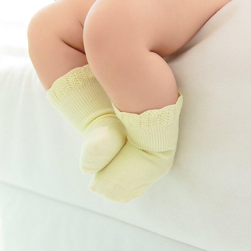 Skarpetki dziecięce Dziewczęce Białe szare skarpetki Miękkie bawełniane Noworodki Wygodne skarpety Dziecięce szkolne ubrania sportowe