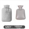 Thickened explosion-proof hot water bag hand warmer hot compress stomach warmer foot warmer imitation rabbit velvet water warmer