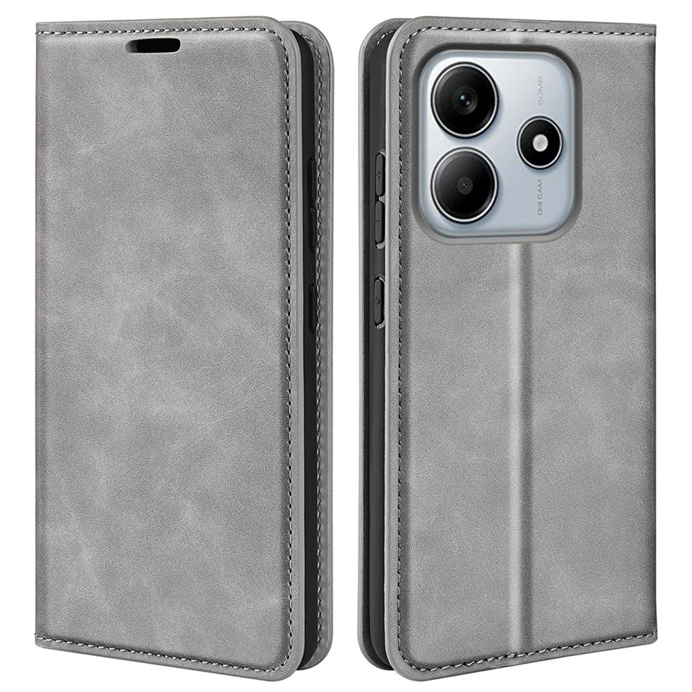 For Xiaomi Redmi Note 14 5G Case Skin-Touch Leather Wallet Phone Cover