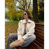 Shearling-like Coat Winter Arrivals Women's Fleece Reversible Long Sleeve Stand-up Collar Warm Jacket Coat
