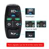 3 In 1 Electric Bike Scooter Switch Headlight Turn Signal Horn Switch 36V / 48V ON/OFF Control Switch Waterproof for E-Bike
