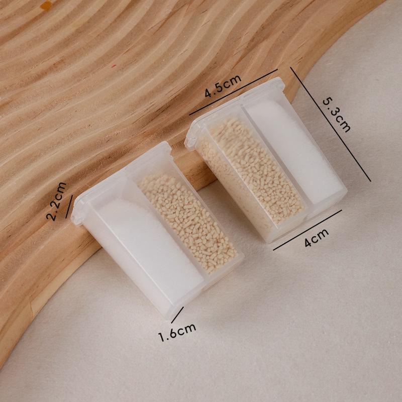 Küchen Gewürz- & Würzflaschen-Set: Öl, Salz, Zucker, BBQ - Haushalts-Plastikgläser