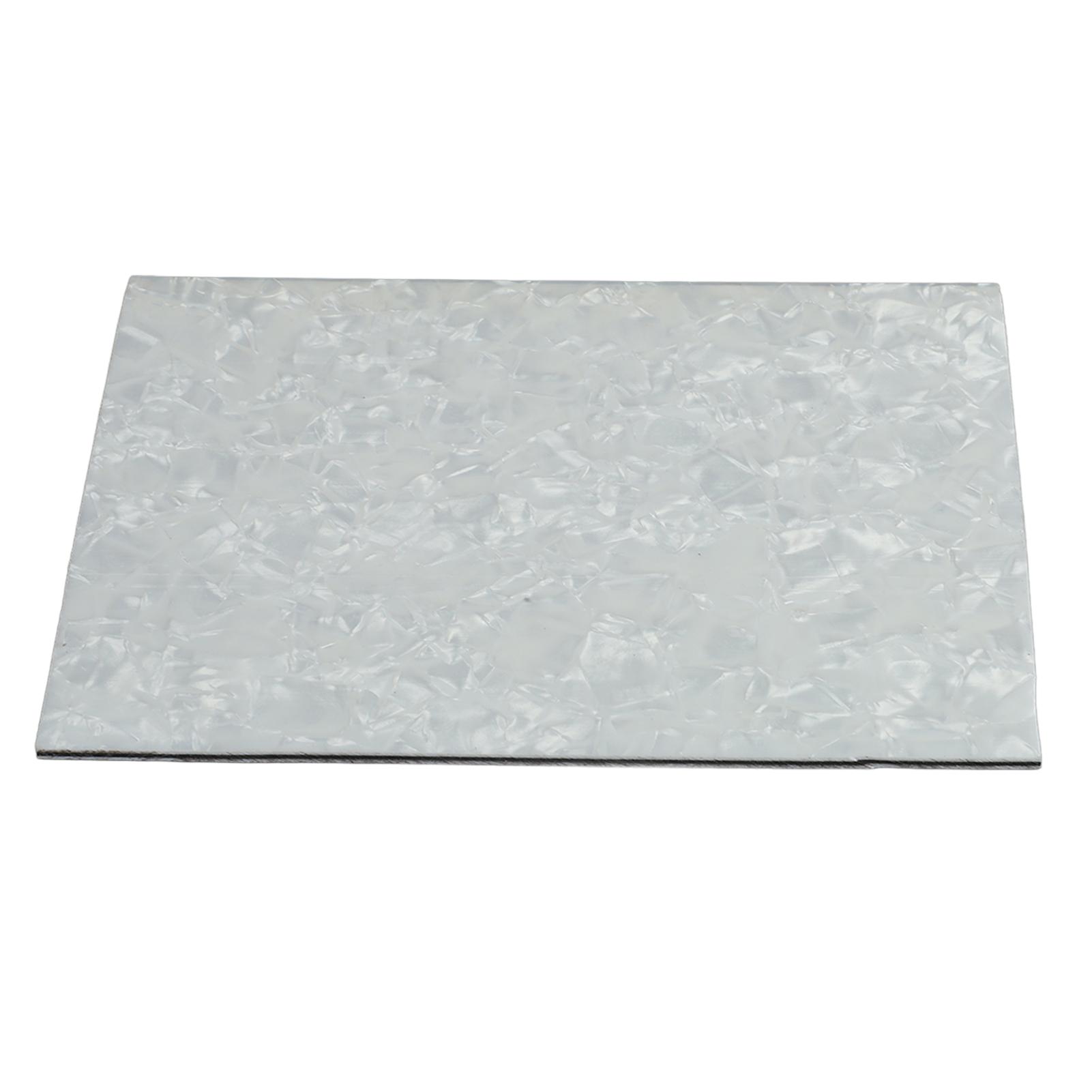 

Гітарний пікгард ПВХ целулоїдний портативний електричний бас накладка для подряпин кришка бекплейт лист вінтажний білий