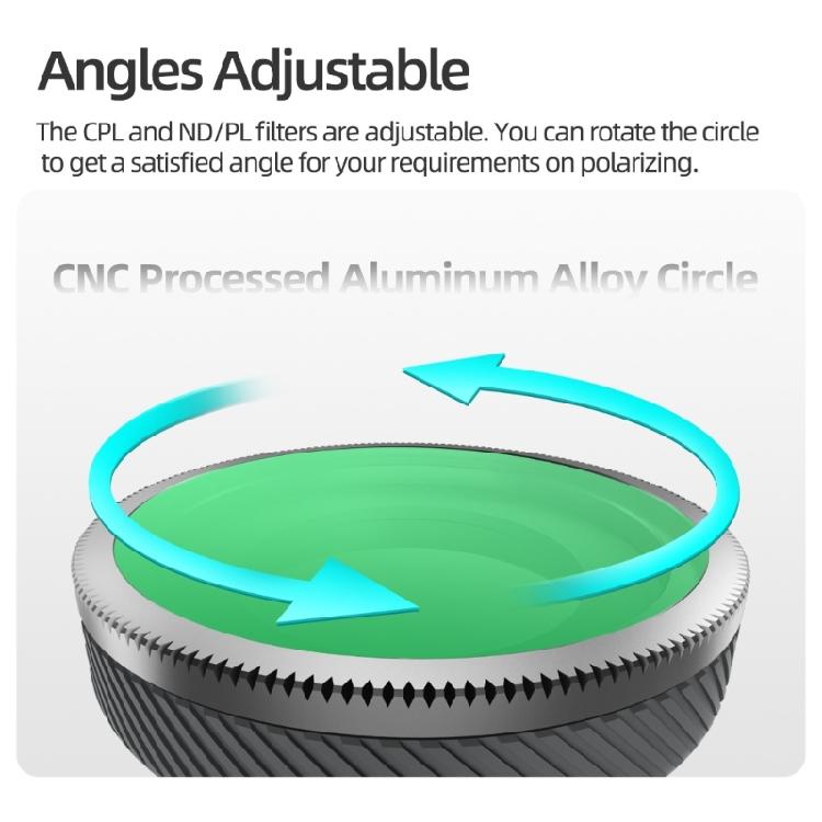 Portable Travel Friendly Filter Set With Protective Case Fit for CPL ND ND/PL Black Misting Lens Accessories Photography