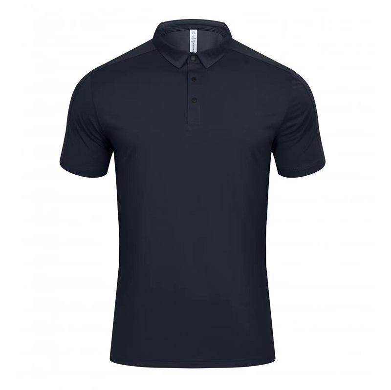 2024 Men s Quick-Dry Summer Polo Shirt - Short Sleeve, Lapel, Fitness Running Top S
