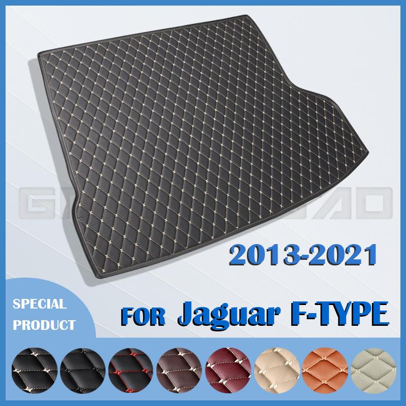 

Car trunk mat for Jaguar F-TYPE 2013 2014 2015 2016 2017 2018 cargo liner carpet interior accessories cover червоний
