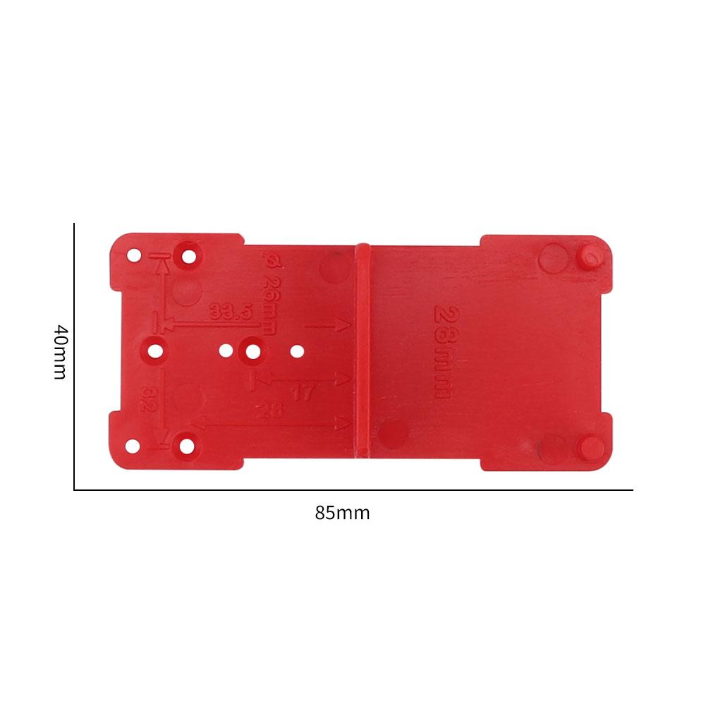 Hinge Hole Drilling Guide for Precise Cabinet Hinges Compatible with 26mm and 35mm Diameter DIY Furniture Installation Tool