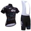 Mens Cycling Jersey Bib Shorts Set Breathable Mesh Quick-Dry Bike Apparel Road Mountain Riding