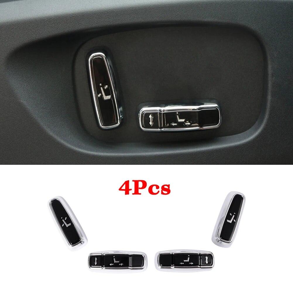 

Накладка на кнопку регулировки автомобильного сиденья для Land Rover Discovery 5 L462 Discovery Sport Range Rover Vogue L405 Sport Evoque 16-17 4Pcs