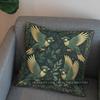 2D Golden Birds Pattern Decorative Pillow Cover Pattern Cushion Cover Suitable For Sofa Bedroom Car Pillow Cover