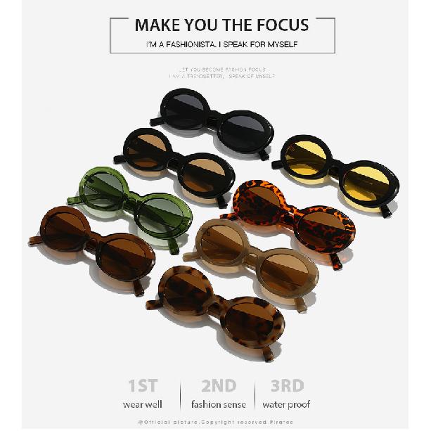 Oval sunglasses, cool square retro sunglasses, UV protection sunglasses