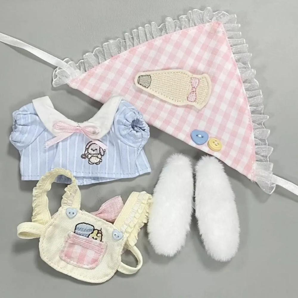 

2025 New Hot-selling Cotton Doll Clothes Super Cute Bunny Kitchen Clothes High Appearance Value Clothes Exquisite Personality Only clothing белый
