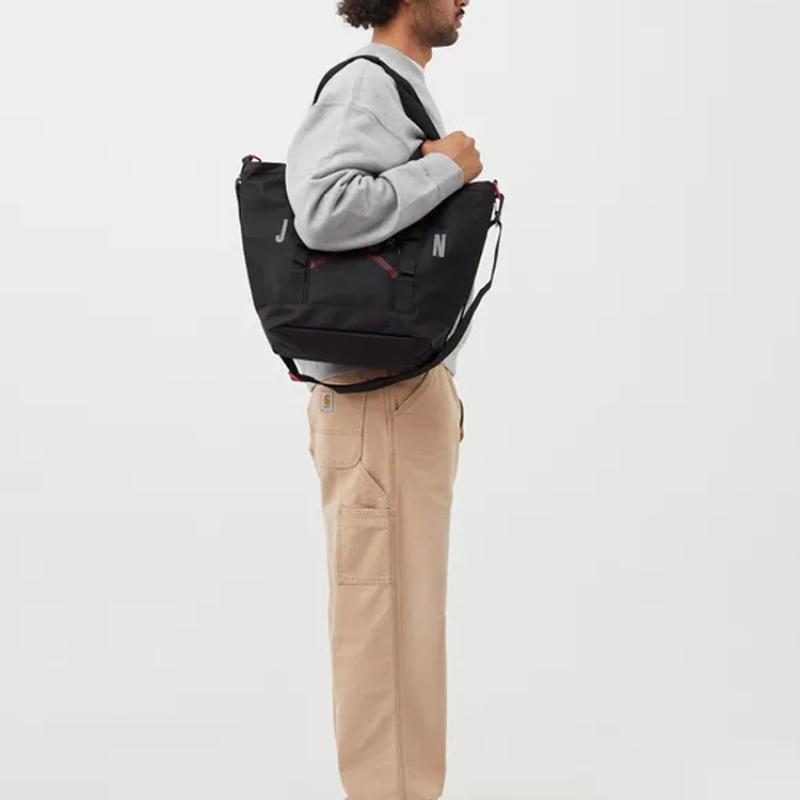 Jordan Fabric Tote Bag, Shopping Bag, Handbag, Shoulder Bag Regular Unisex Black Jordan 9A0520-023