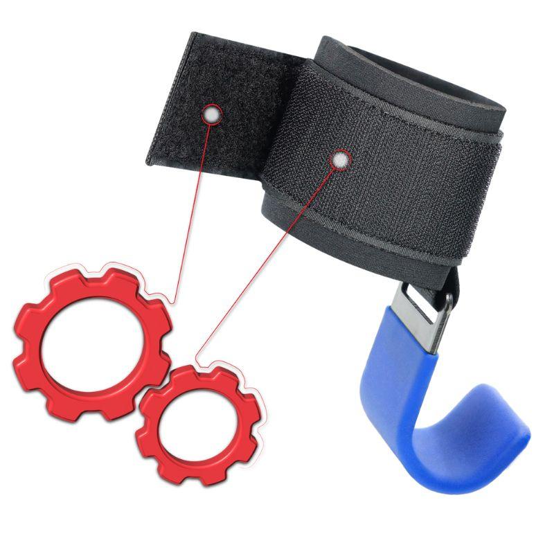 Stainless Steel Deadlift Handles Training Hooks