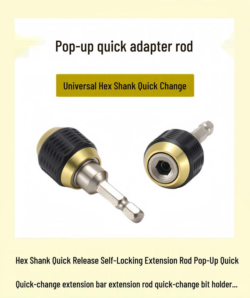 Right Angle Drill Adapter: 90-Degree Screwdriver Bit Changer with Three-Jaw Chuck