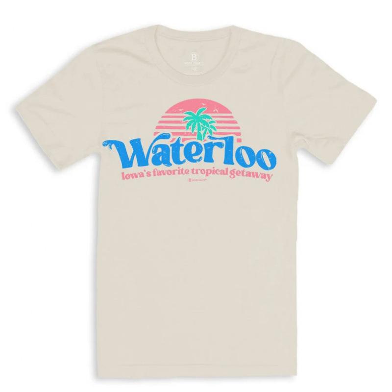 Fashion Women s T-Shirt Waterloo Tropical Getaway T-Shirt S хаки